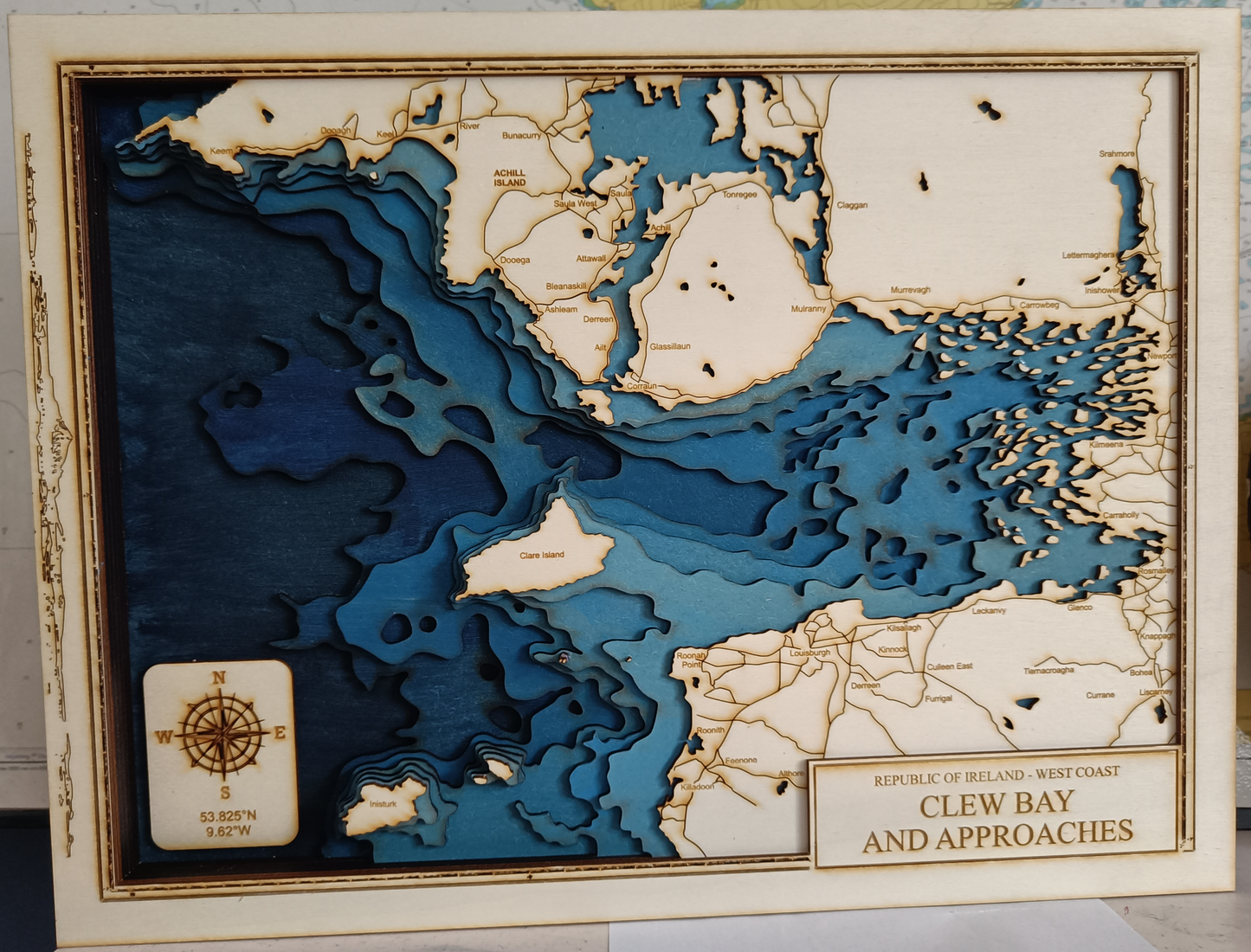 Clew Bay Sea Chart