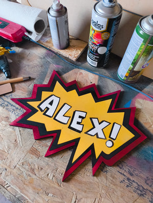 Custom Comic Signs