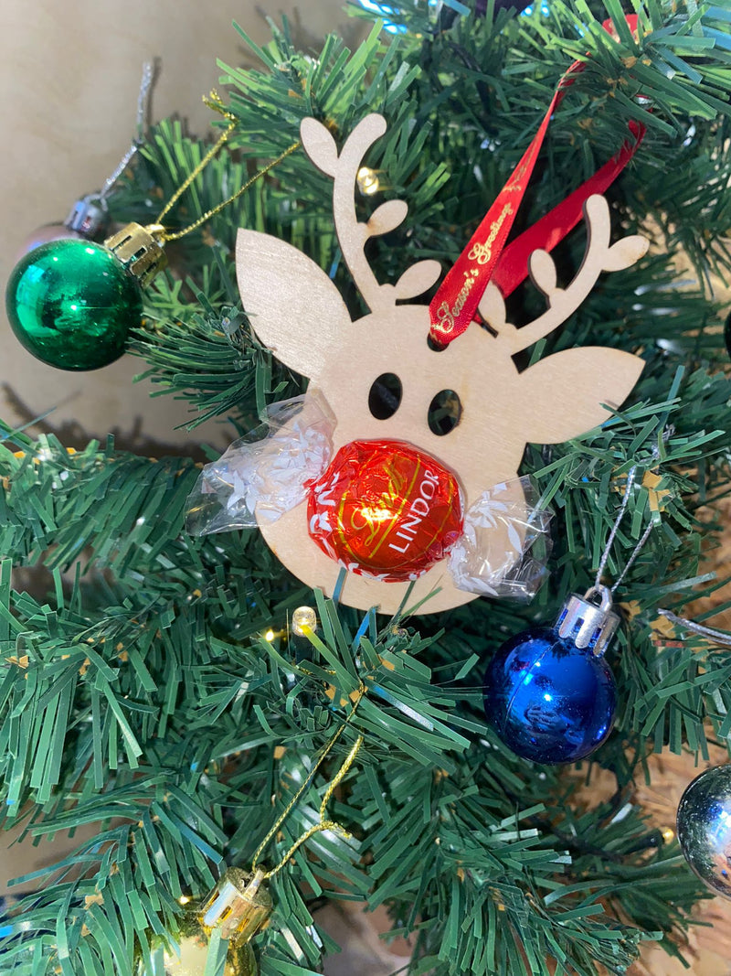 Reindeer Chocolate Holder Decoration