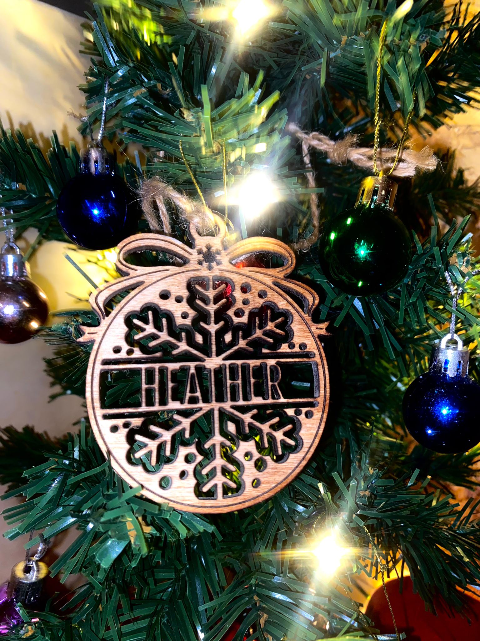 Custom Name Wooden Decoration