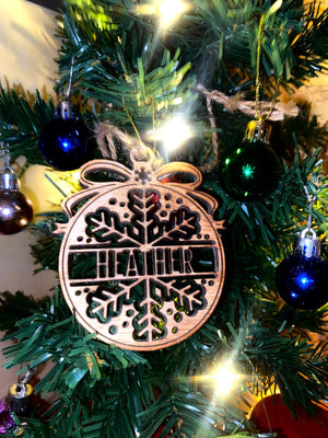 Custom Name Wooden Decoration